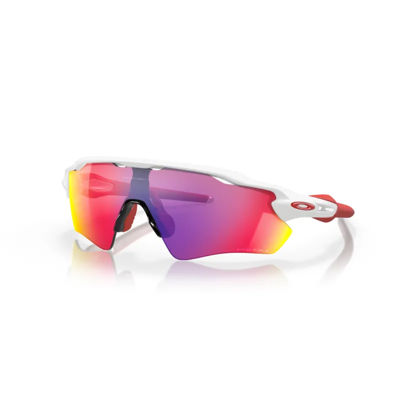 Oakley Radar EV Path in Polished White Prizm Road Lens